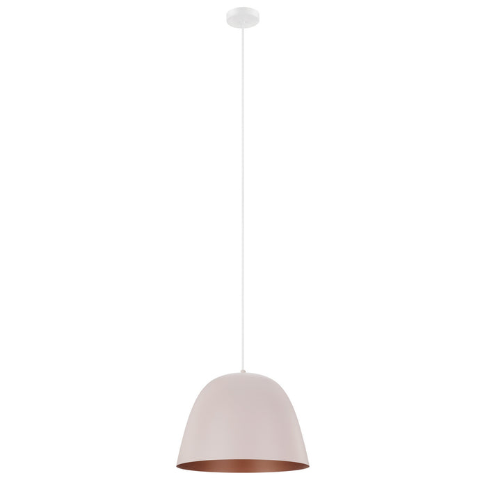 Eglo USA 204078A Coretto-P One Light Pendant Apricot, Copper Main Image.jpg