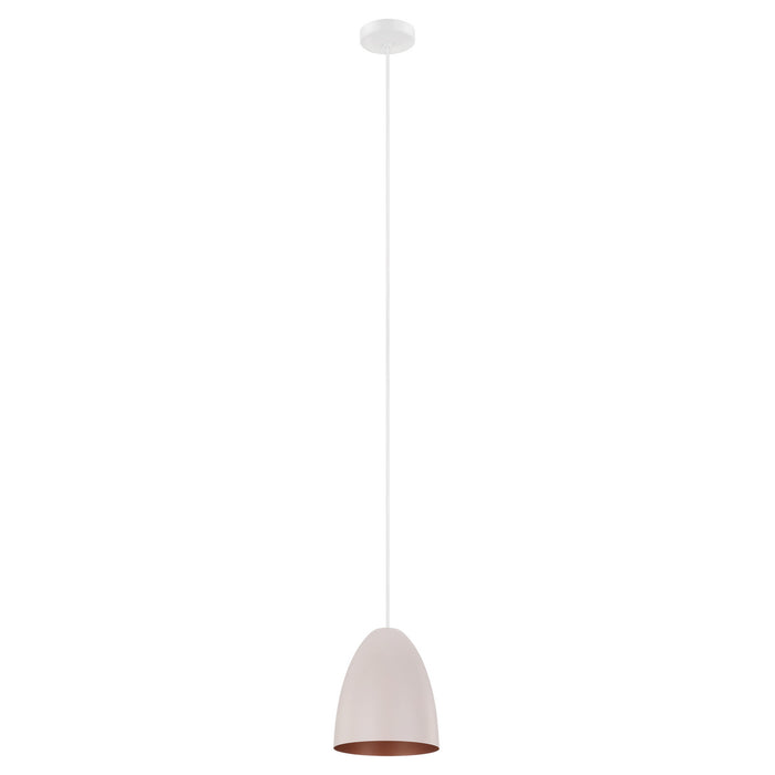 Eglo USA 204082A Sarabia-P One Light Pendant Pastel Apricot, Copper Main Image.jpg