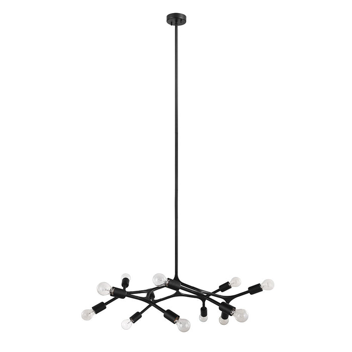 Eglo USA 204295A Bocadella 12 Light Ceiling or Pendant Light Matte Black Main Image.jpg