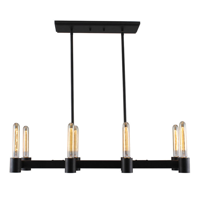 Eglo USA 204554A Broyles Eight Light Pendant Matte Black Main Image.jpg
