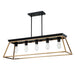 Eglo USA 204596A Paulino Five Light Pendant Brushed Gold and Matte Black Main Image.jpg