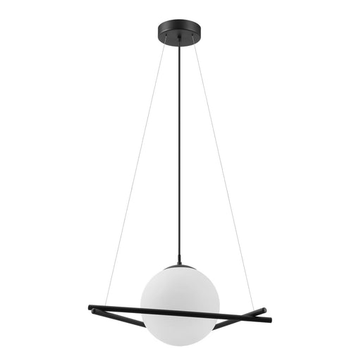 Eglo USA 39591A Salvezinas One Light Pendant Matte Black Main Image.jpg