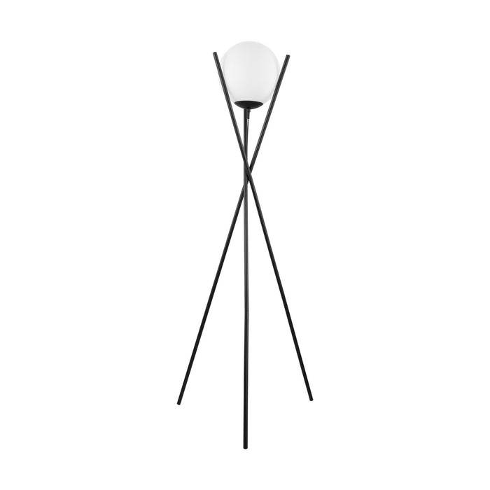 Eglo USA 39594A Salvezinas One Light Floor Lamp Matte Black Main Image.jpg