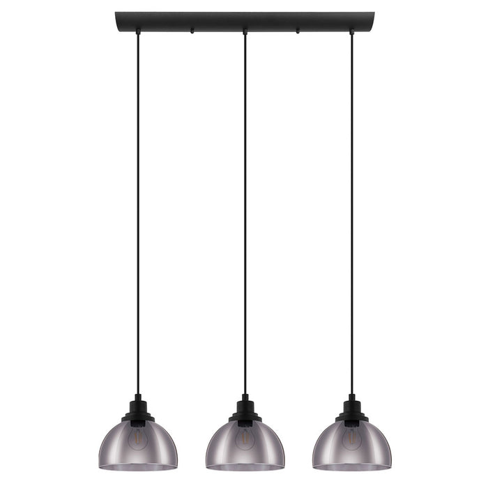 Eglo USA 98384A Beleser Three Light Pendant Matte Black Main Image.jpg