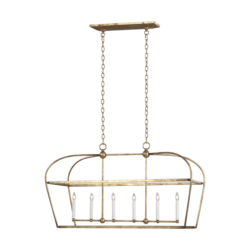 Visual Comfort Studio CC1216ADB Stonington Six Light Chandelier, Antique Gild Alternate Image.jpg