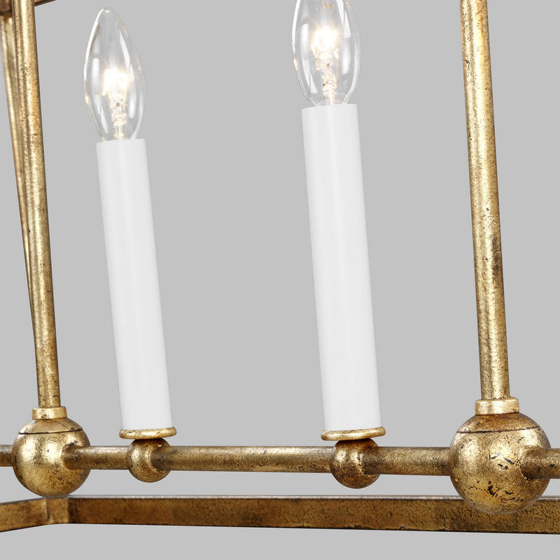 Visual Comfort Studio CC1216ADB Stonington Six Light Chandelier, Antique Gild Alternate Image 3.jpg