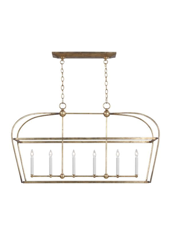 Visual Comfort Studio CC1216ADB Stonington Six Light Chandelier, Antique Gild Main Image.jpg