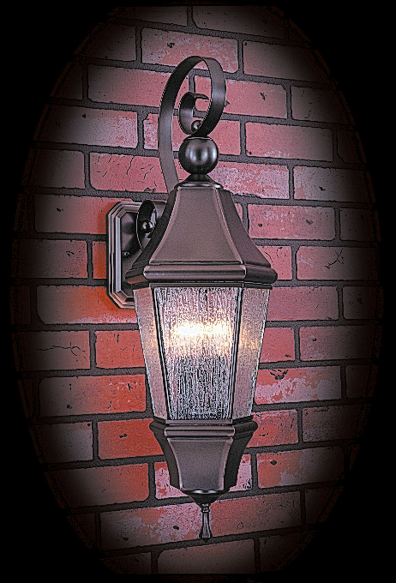 Framburg 8742 SBR Normandy Three Light Exterior Wall Mount, Siena Bronze Main Image.jpg