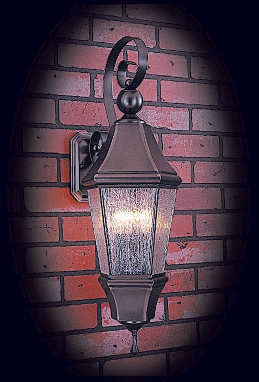 Framburg 8742 SBR Normandy Three Light Exterior Wall Mount, Siena Bronze Main Image.jpg