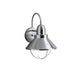 Kichler 9022NI Seaside One Light Outdoor Wall Mount, Brushed Nickel Main Image.jpg