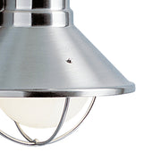 Kichler 9021NI One Light Outdoor Wall Mount, Brushed Nickel (2)