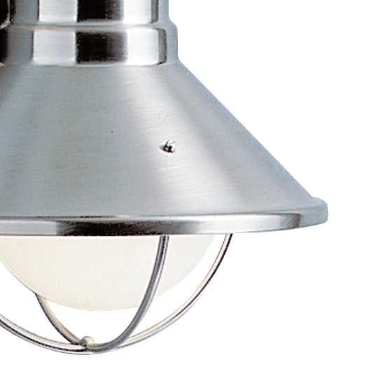 Kichler 9021NI One Light Outdoor Wall Mount, Brushed Nickel (2)