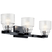 Kichler 55012BK Three Light Bath, Black (2)