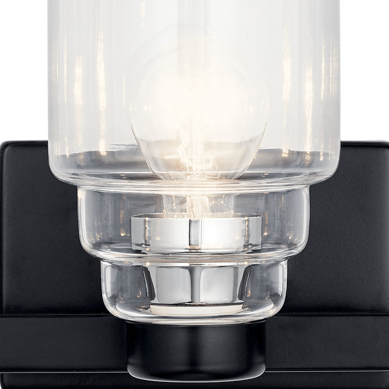 Kichler 55012BK Three Light Bath, Black (3)