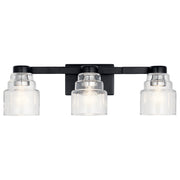 Kichler 55012BK Three Light Bath, Black (4)