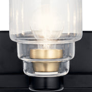 Kichler 55012BK Three Light Bath, Black (6)