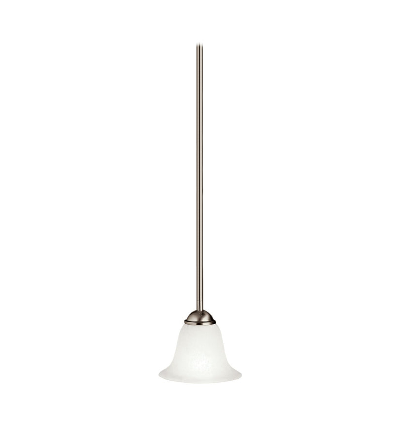 Kichler 2771NI One Light Mini Pendant, Brushed Nickel (2)