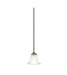 Kichler 2771NI One Light Mini Pendant, Brushed Nickel (2)