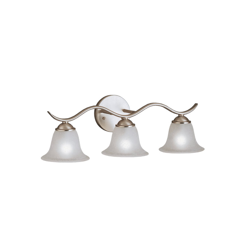 Kichler 6323NI Three Light Bath, Brushed Nickel