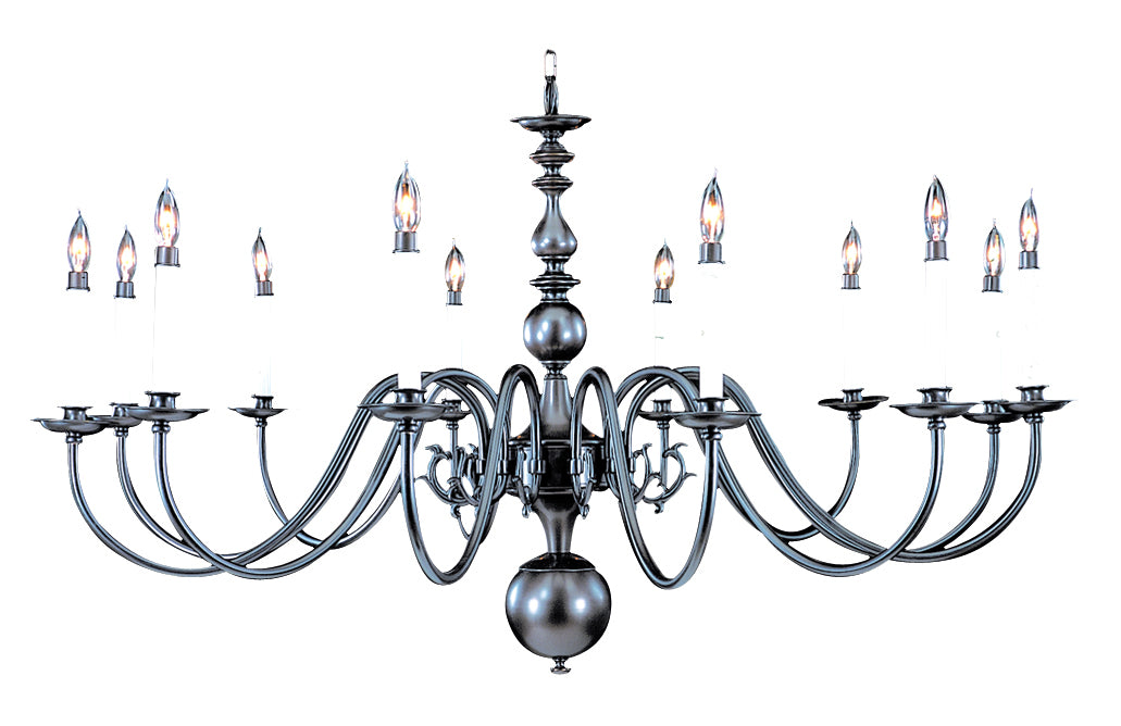 Framburg 9142 MB Jamestown 12 Light Foyer Chandelier, Mahogany Bronze Main Image.jpg