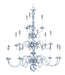 Framburg 9148 SP Jamestown 18 Light Foyer Chandelier, Satin Pewter Main Image.jpg