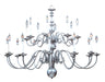 Framburg 9138 SP Jamestown 20 Light Foyer Chandelier, Satin Pewter Main Image.jpg