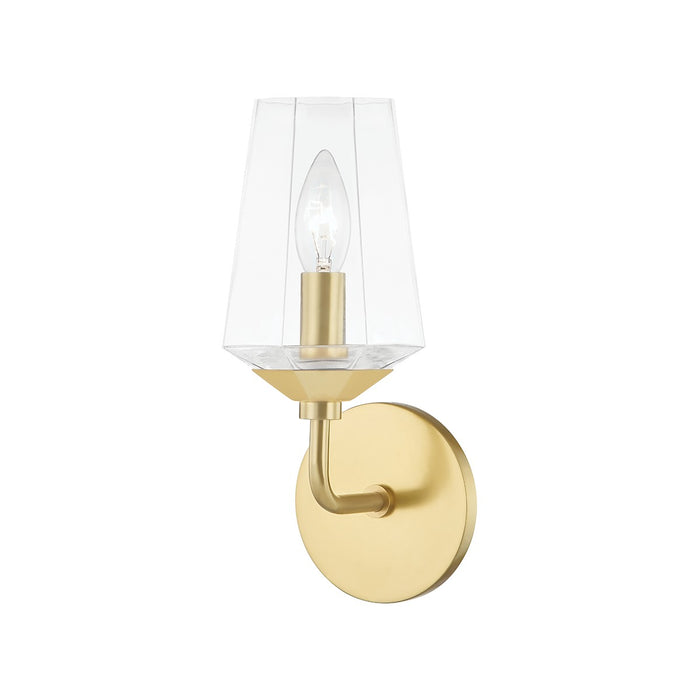 Mitzi H420301-AGB Kayla One Light Bath Bracket, Aged Brass Main Image.jpg