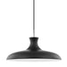 Mitzi H421701L-PN/BK Cassidy One Light Pendant, Polished Nickel/Black Main Image.jpg