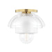 Mitzi H429601-AGB Ruby One Light Flush Mount, Aged Brass Main Image.jpg