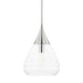 Mitzi H431701L-PN Marissa One Light Pendant, Polished Nickel Main Image.jpg