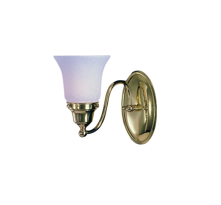 Framburg 8411 PB Magnolia One Light Wall Sconce, Polished Brass Main Image.jpg