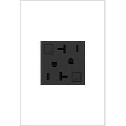adorne® AGFTR2202G4 Tamper-Resistant 20A Duplex Self-Test GFCI Receptacles, Graphite Main Image.jpg