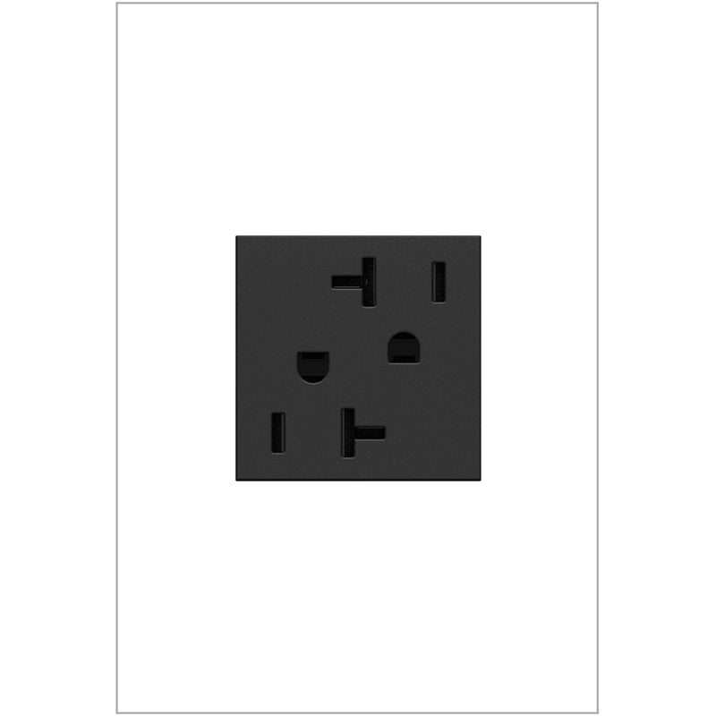 adorne® ARTR202G4 20A Dual Tamper-Resistant Outlet, Graphite Main Image.jpg
