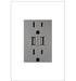 Legrand ARTRUSB153M4 Adorne Dual-USB Outlet, Magnesium Main Image