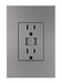 Legrand ARTRUSB153M4WP Adorne Dual-USB Outlet, Magnesium Main Image