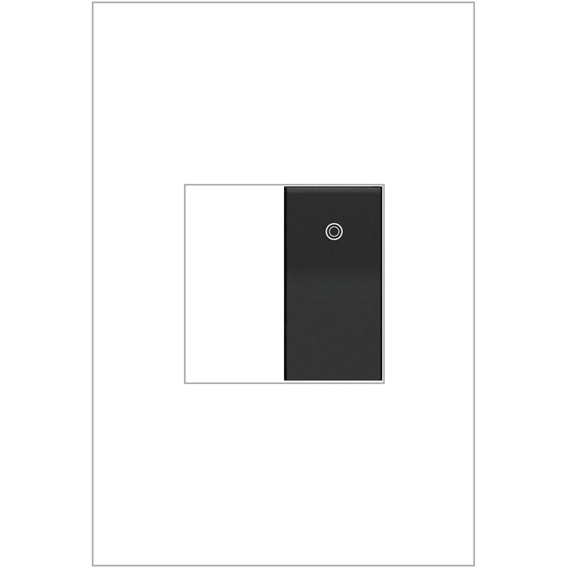 adorne® ASPD1531G4 Paddle Switch, Half-Size, Graphite, with Microban® Main Image.jpg