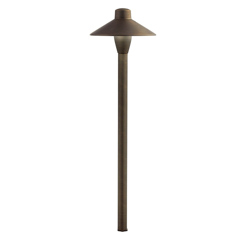 Kichler 15878CBR27 LED Path Light, Centennial Brass