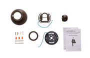 Kichler 337005TZP Slope Adapter, Tannery Bronze Powder Coat (2)