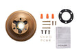 Kichler 337008NBR Flush Mount Kit, Natural Brass (2)