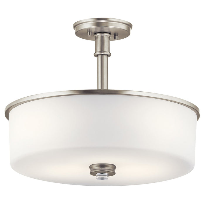 Kichler 43925NIL18 Joelson LED Pendant/Semi Flush, Brushed Nickel Main Image.jpg