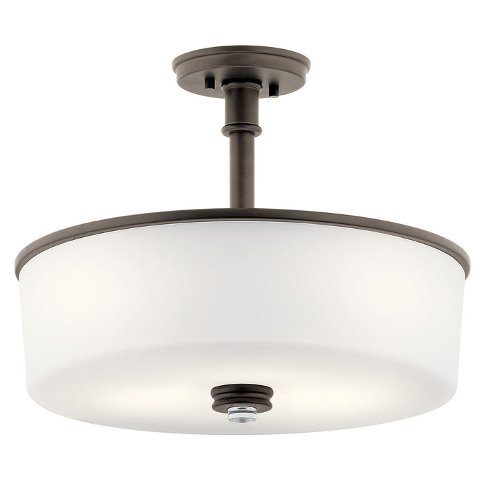 Kichler 43925OZL18 Joelson LED Pendant/Semi Flush, Olde Bronze Main Image.jpg