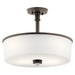 Kichler 43925OZL18 Joelson LED Pendant/Semi Flush, Olde Bronze Main Image.jpg