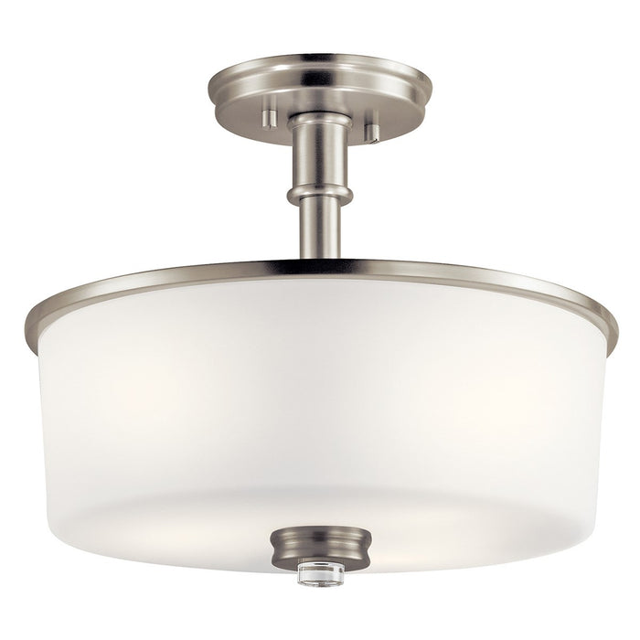 Kichler 43926NIL18 Joelson LED Semi Flush Mount, Brushed Nickel Main Image.jpg