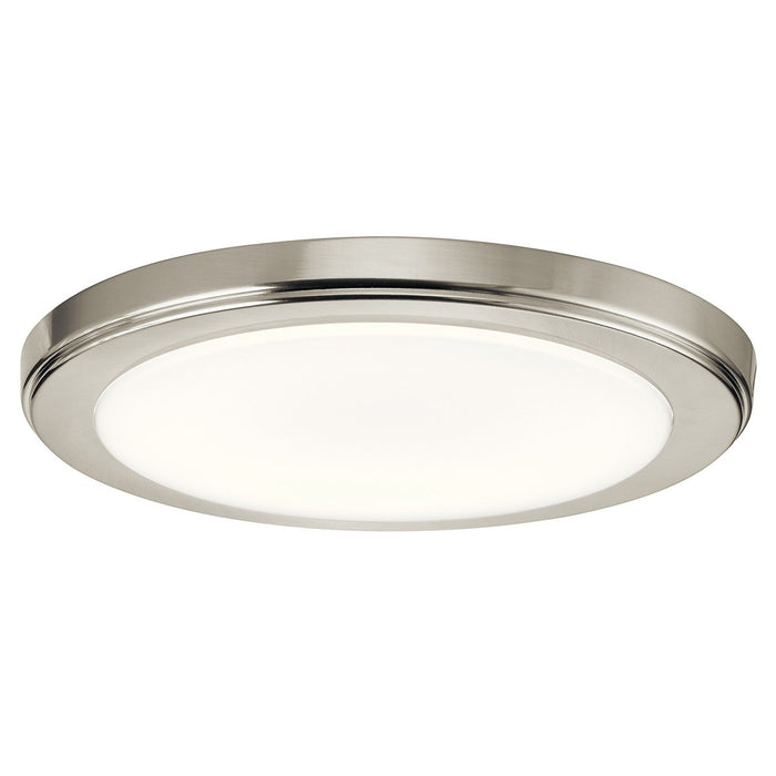 Kichler 44246NILED40 Zeo LED Flushmount, Brushed Nickel Main Image.jpg