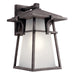 Kichler 49723WZCL18 Beckett LED Outdoor Wall Mount, Weathered Zinc Main Image.jpg