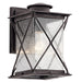 Kichler 49743WZCL18 Argyle LED Outdoor Wall Mount, Weathered Zinc Main Image.jpg