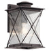 Kichler 49744WZCL18 Argyle LED Outdoor Wall Mount, Weathered Zinc Main Image.jpg