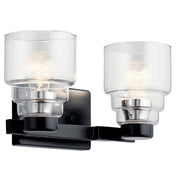 Kichler 55011BK Two Light Bath, Black
