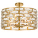 Crystorama MER-4866-GA_CEILING Meridian Six Light Semi Flush Mount Antique Gold Main Image.jpg