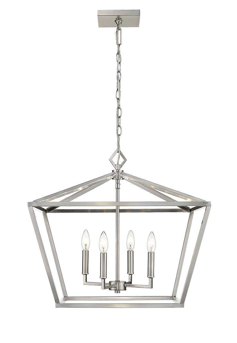 Millennium 3294-SN Four Light Pendant, Satin Nickel Main Image.jpg